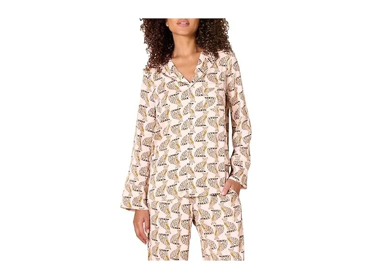 Amazon Essentials Women's Long-sleeve Sleep Shirt