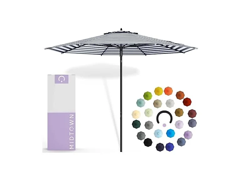 Midtown Umbrellas Push and Pop 9 Feet