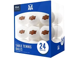 Escalade Sports FWD-ESC-COL-1168 College Team Ping Pong Balls 24-Pack Oklahoma State Cowboys 