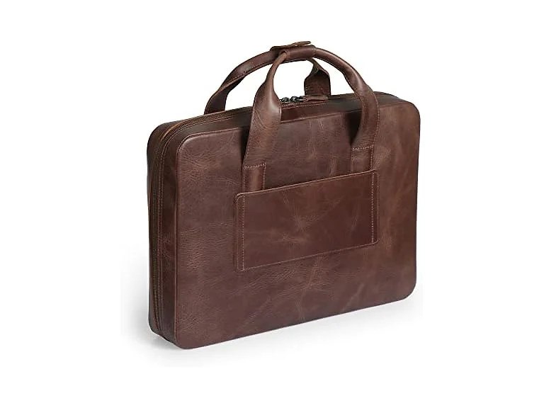 Londo Genuine Leather Organizer Satchel