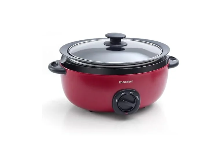 Slow Cooker 6+ Quart Red 6.5Qt Slow Cooker 