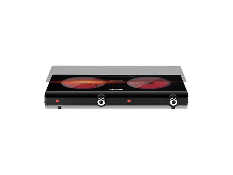 Vayepro1800W Double Burner Electric Cooktop 