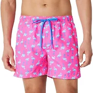 Amazon Essentials Men's 7" Quick-Dry Swim Trunk, Lightweight Breathable, Bright Pink Flamingo, Medium