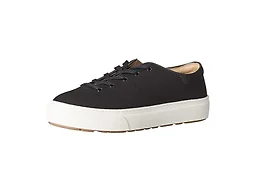 Amazon Essentials Women's Casual Lace Up Platform Sneakers, Black, 5