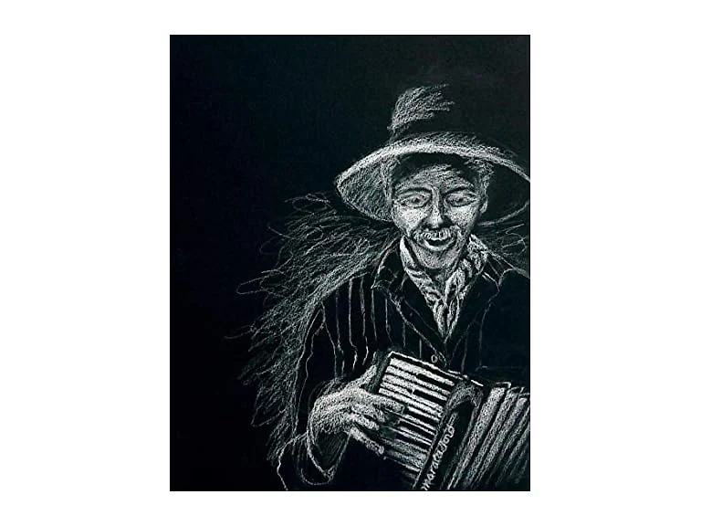 Sax Black Drawing Paper, 105 lb, 19-1/2 x