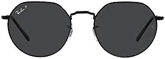 Ray-Ban RB3565 002/48 55 55-20-145 Ray-Ban RB3565 Jack Round Sunglasses Black/Black Polarized