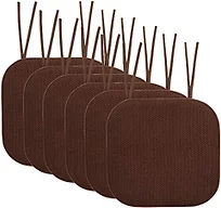 Sweet Home Collection SHC-TIECPMF6PKCHO 6-Pack Honey