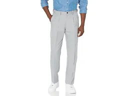 Amazon Essentials Men's Classic-Fit Pleated Dress Pants (Available in Big & Tall), Light Grey, 36W x 28L