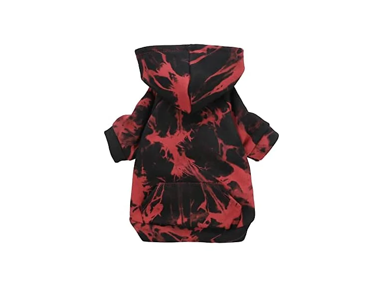 Fitwarm Tie Dye Dog Hoodie, Dog Clothes