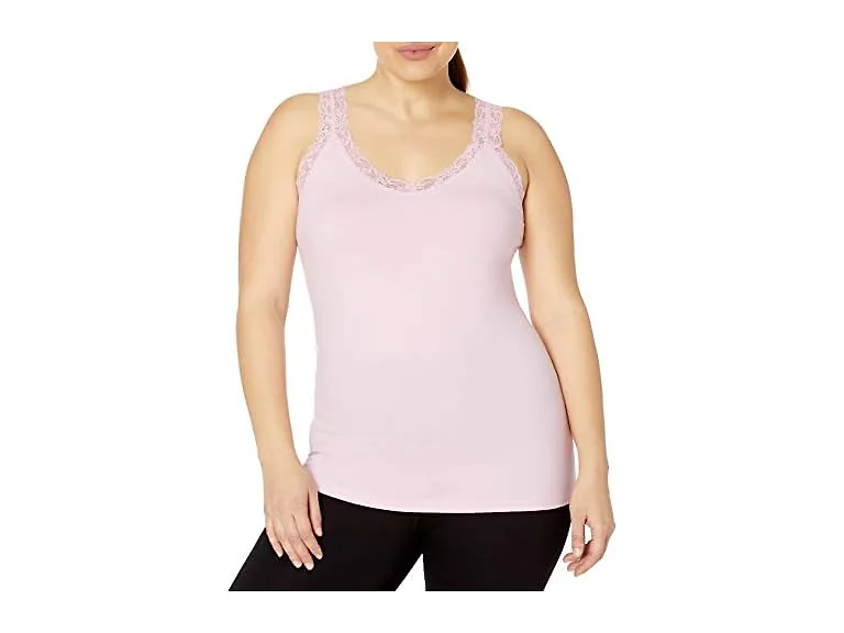 Just MY Size Women (3X) Lace Tank