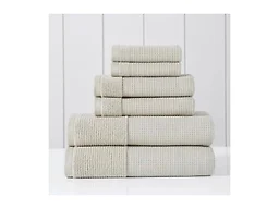 Modern Threads 5ZTWFRBE-SIL-ST Waffle-Rib 6-P