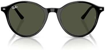 Ray-Ban RB2230 901/31 53 53-21-145 Ray-Ban RB2230 Bernard Round Sunglasses BLACK/Green Gradient