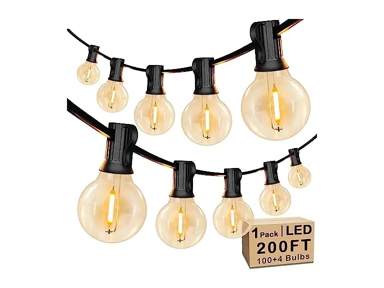 200FT LED String Lights 2200K 100 Bulbs