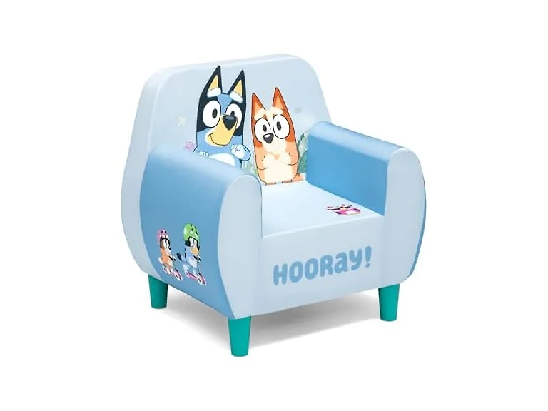 Delta Children Bluey Foam Chair, Blue