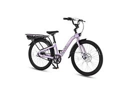 RoyalBaby 24 Inch Kids School Bike for Boys Girls Ages 10-15, Lightweight Aluminum Frame, Shimano 7-Speed, Growing Handlebar, 25kg Rear Rack, Self-Powered Lights, Fenders, Purple