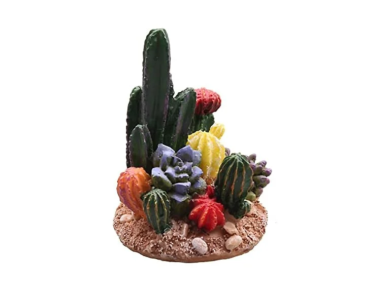 Succulents Cactus Plant Fish Tank Decoration