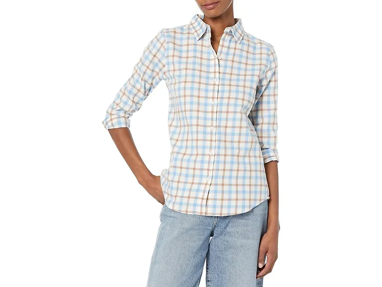 Amazon Essentials Women's Brushed Flannel Shirt