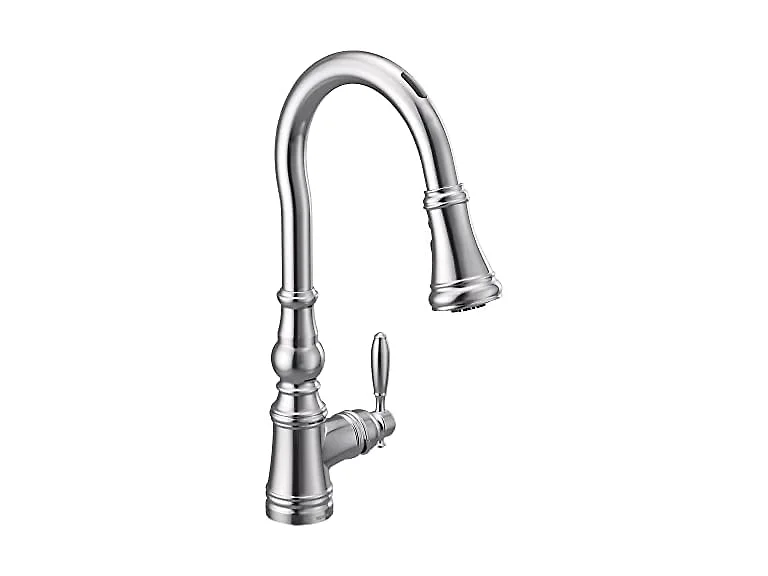 Moen Weymouth Chrome Smart Faucet Touchless Pull-Down