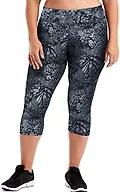 Just My Size Active Plus Size Capri Leggings, Stretch Jersey Capri Pants