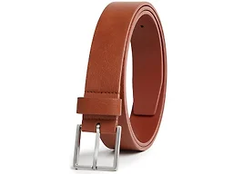 Giorgio Brutini CB-GB-8000-COG-M M (32-36) Giorgio Brutini Leather Casual Belt (1-Pack) - Cognac Brown/Silver
