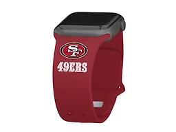 NFL San Francisco 49ers 42/44/45/46/49mm Apple Wordmark Band