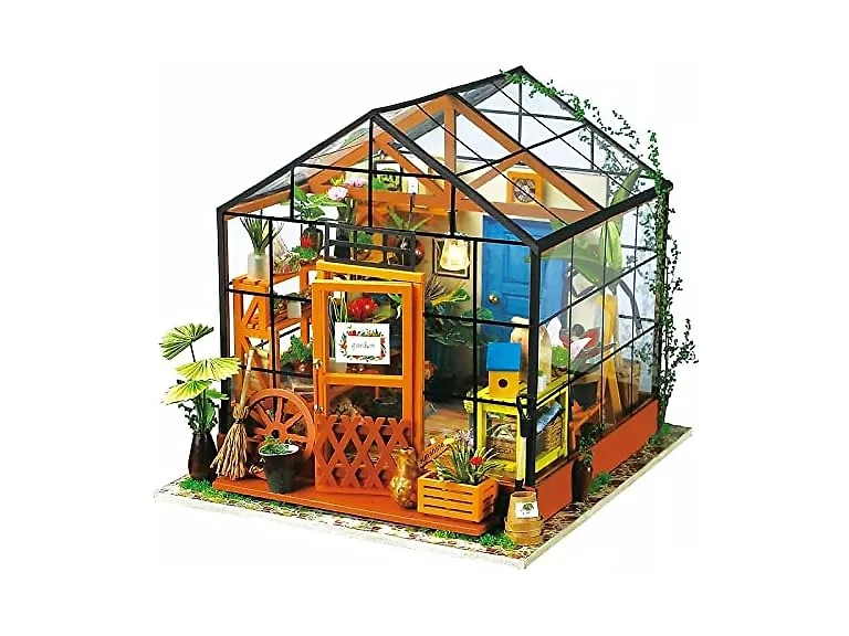 Robotime Dollhouse Miniature Green House