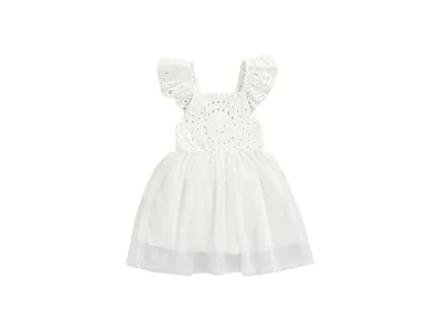 Mersariphy Girls (4-5T) Toddler Boho Linen Dress