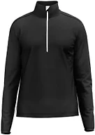HEAD Men’s Marty Half Zip Ski Midlayer – Stretch Performance Fleece, Regular Fit, Après Ski & On-Mountain Layer-Black/White, X-Large (54)