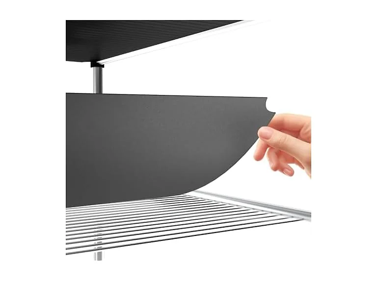 MAXTBEE 5pcs 16"x36" Plastic Shelf