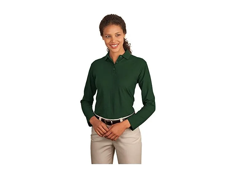 Port Authority Women (M) Silk Touch Long Polo