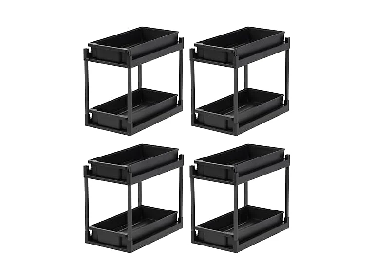IRIS USA IRIS USA Under Sink Organizer, 4 Pack