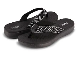 Floopi FLOOPI-551-BLK-10 10 Floopi Womens Aztec Knit Fl