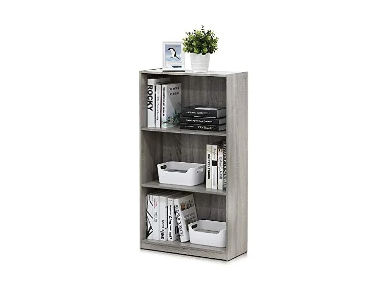 Furinno BASIC 3-Tier Bookshelf Oak