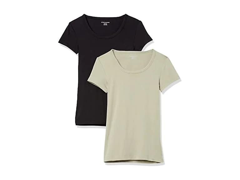 Amazon Essentials Women Cap-sleeve Scoop T-shirt