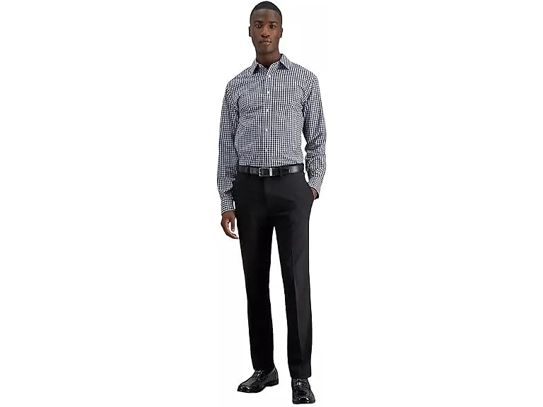 Haggar Slim-Fit Stretch Twill Dress Pant