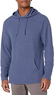 Amazon Essentials Men's Long-Sleeve Slub Thermal Pullover Hoodie, Soft Fabric (Previously GoodThreads), Denim, 3X-Large