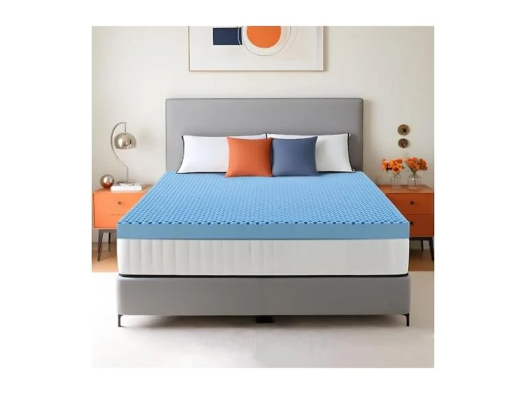 2in Full Egg Crate Foam Mattress Topper
