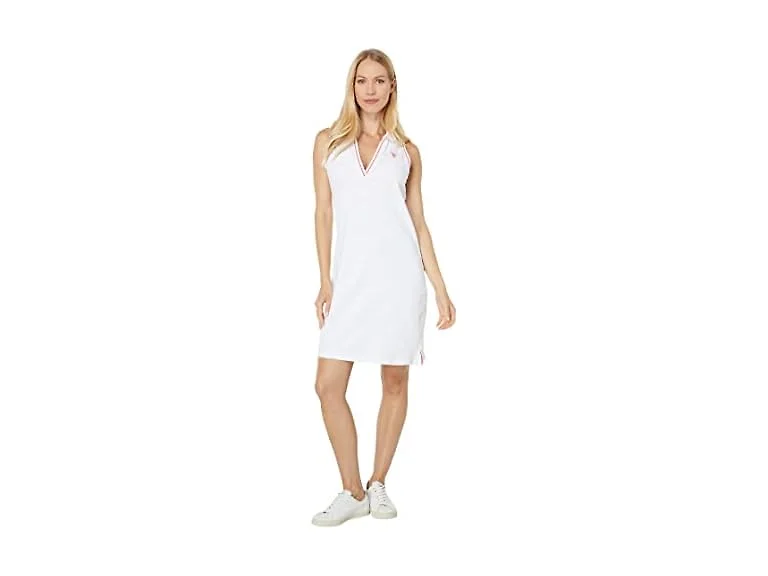 U.s. Polo Assn. (XL) Sleeveless Split-neck Dress