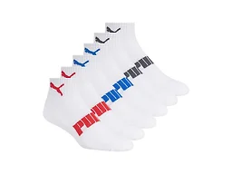 PUMA P601282 10-13 PUMA Men's 12-Pairs Quarter Crew Socks - 