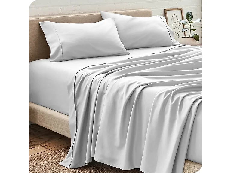Bare Home King Sheet Set - Luxury 1800 Ultra-Soft Microfiber (White)