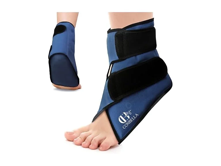 CONBELLA B0GQDW7PJ2 Ankle Ice Pack Wrap for Swelli