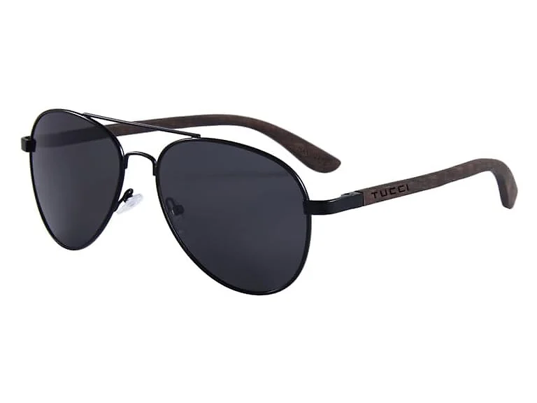 Tucci Italy Prime Vision Black Sunglasses