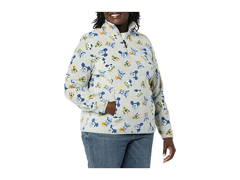 Amazon Women's Disney Quarter Zip Mock