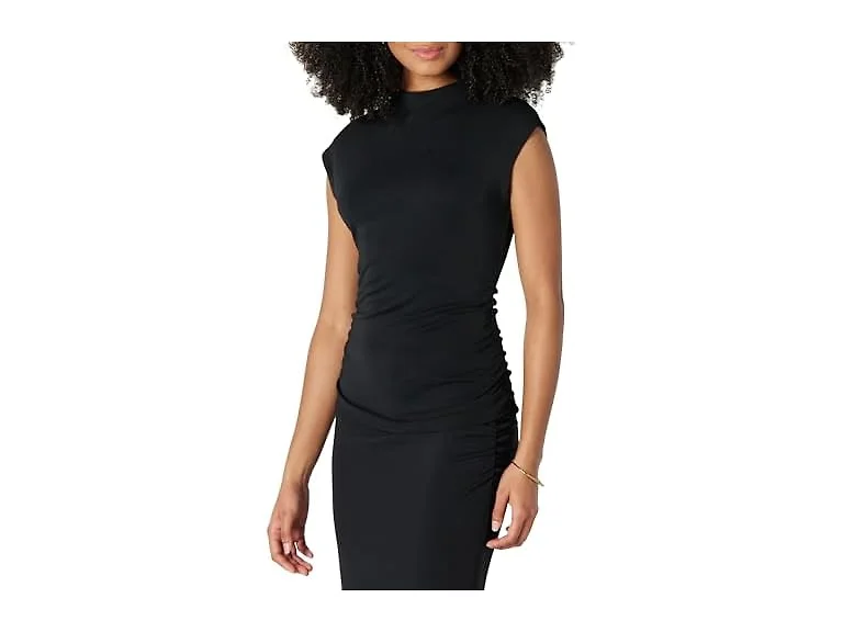 Amazon Essentials Women Slim-fit Ruched Matte Top