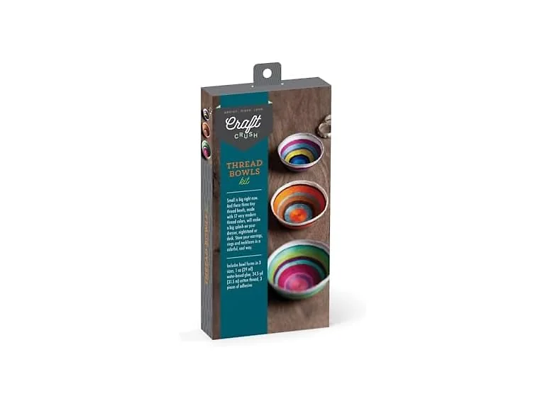Craft Crush Cotton Thread Bowl DIY Kit -
