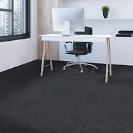 Mohawk Home Peel and Stick Carpet Tiles 18x18 Inch Indoor Outdoor Polyester, Stain Resistant, Easy DIY Install (10 Tiles, 22.5 Sq Ft,Gray Rib)