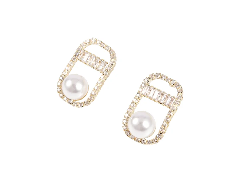 18K Gold Plated Stud Earrings