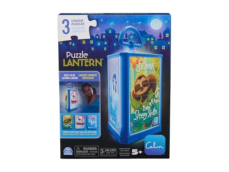 Calm App, 3-in-1 Glowing Lantern, 24-Piece Puzzle