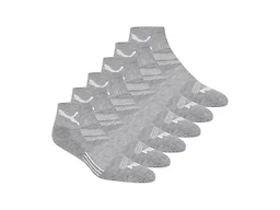 PUMA Women's 12-Pairs Quarter Crew Socks - Grey/White