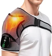 Cordless Shoulder Heating Pad with Massage, Rotator Cuff Shoulder Massager
